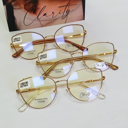 Lentes ópticos METÁLICOS modernos,varillas flexibles,comodos