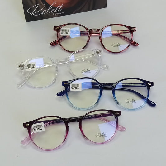 Lentes ópticos Celuloide modernos,varillas flexibles,comodos