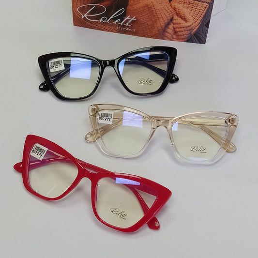 Lentes ópticos Celuloide modernos,varillas flexibles,comodos