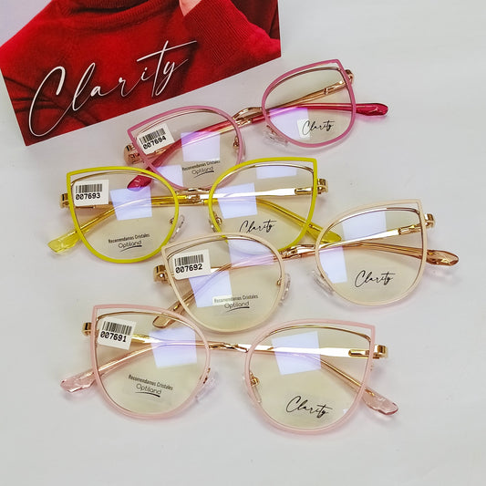 Lentes ópticos METÁLICOS modernos,varillas flexibles,comodos