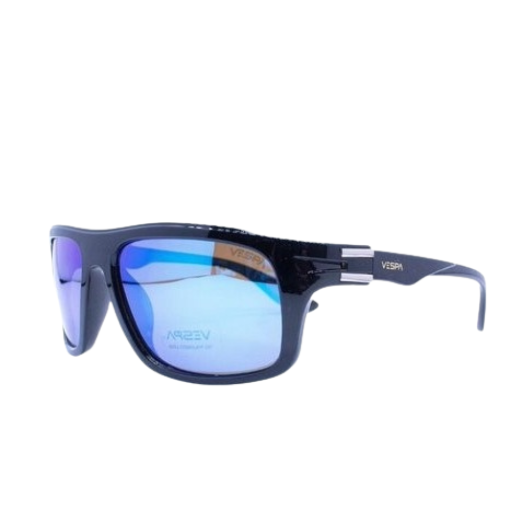 LENTE DE SOL HOMBRE ESPEJADO POLARIZADO DE CELULOIDE DEPORTIVO vespa