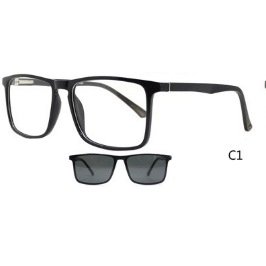 ARMAZÓN PARA LENTES ÓPTICOS DOS EN UNO lente con sobrelentes clip on Celuloide formosa