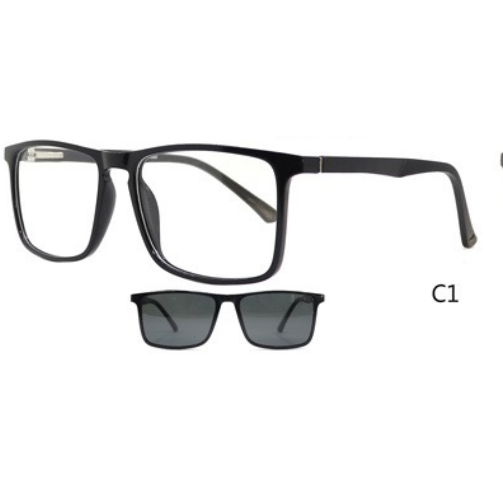 ARMAZÓN PARA LENTES ÓPTICOS DOS EN UNO lente con sobrelentes clip on Celuloide formosa