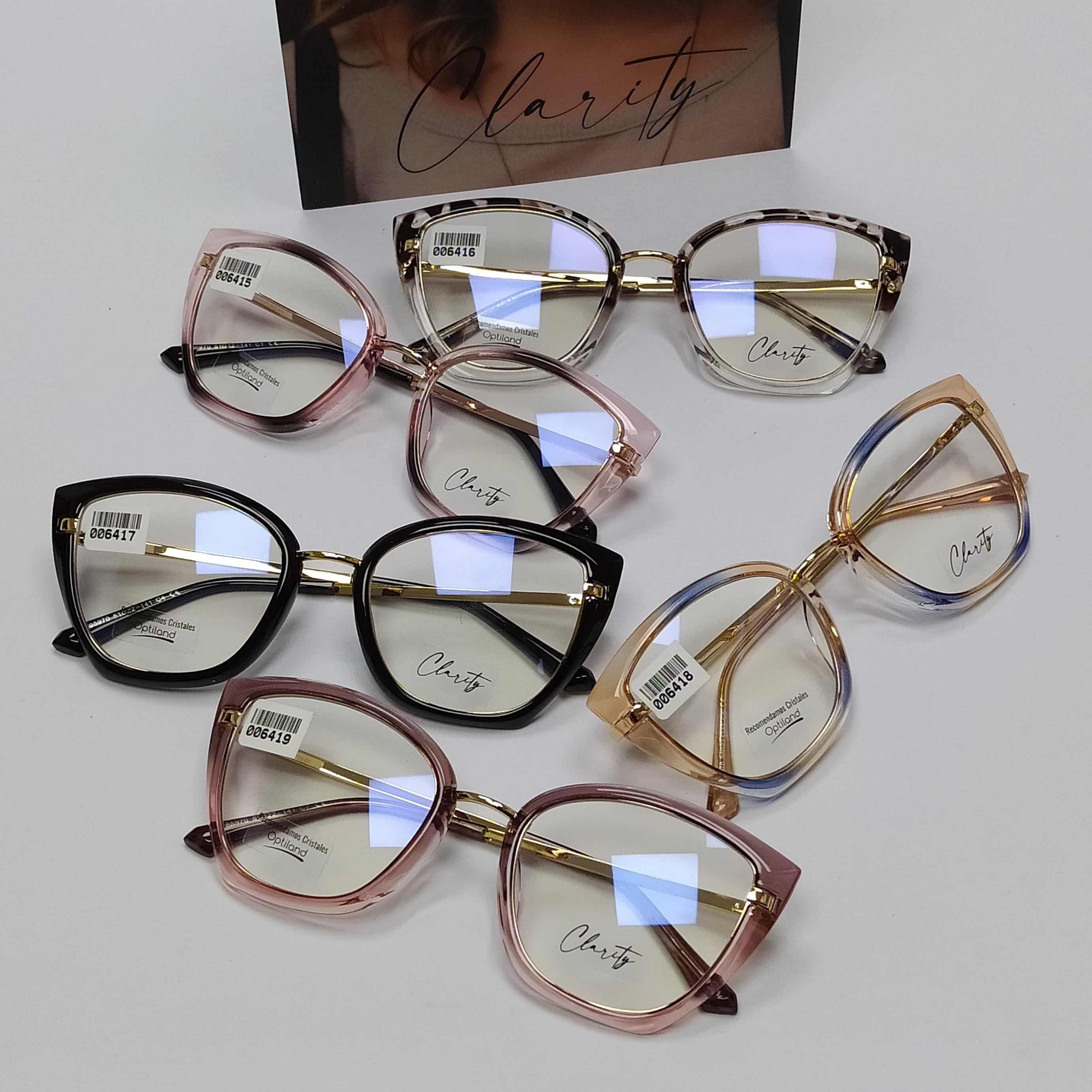 Lentes ópticos CELULOIDE modernos,varillas flexibles,COMODOS.