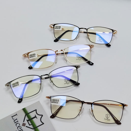 Lentes ópticos METÁLICOS modernos,varillas flexibles,COMODOS.