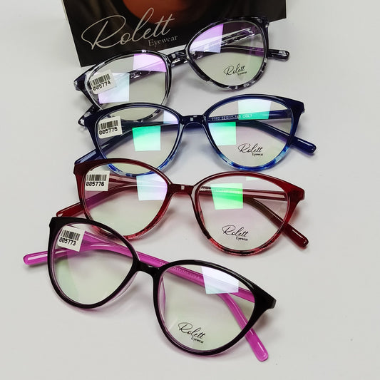 Lentes ópticos CELULOIDE modernos,varillas flexibles,COMODOS.