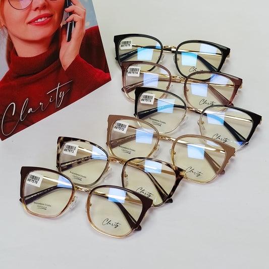 Lentes ópticos metálicos modernos,varillas flexibles,comodos