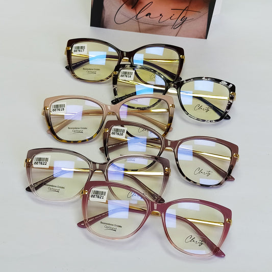 Lentes ópticos Celuloide modernos,varillas flexibles,comodos