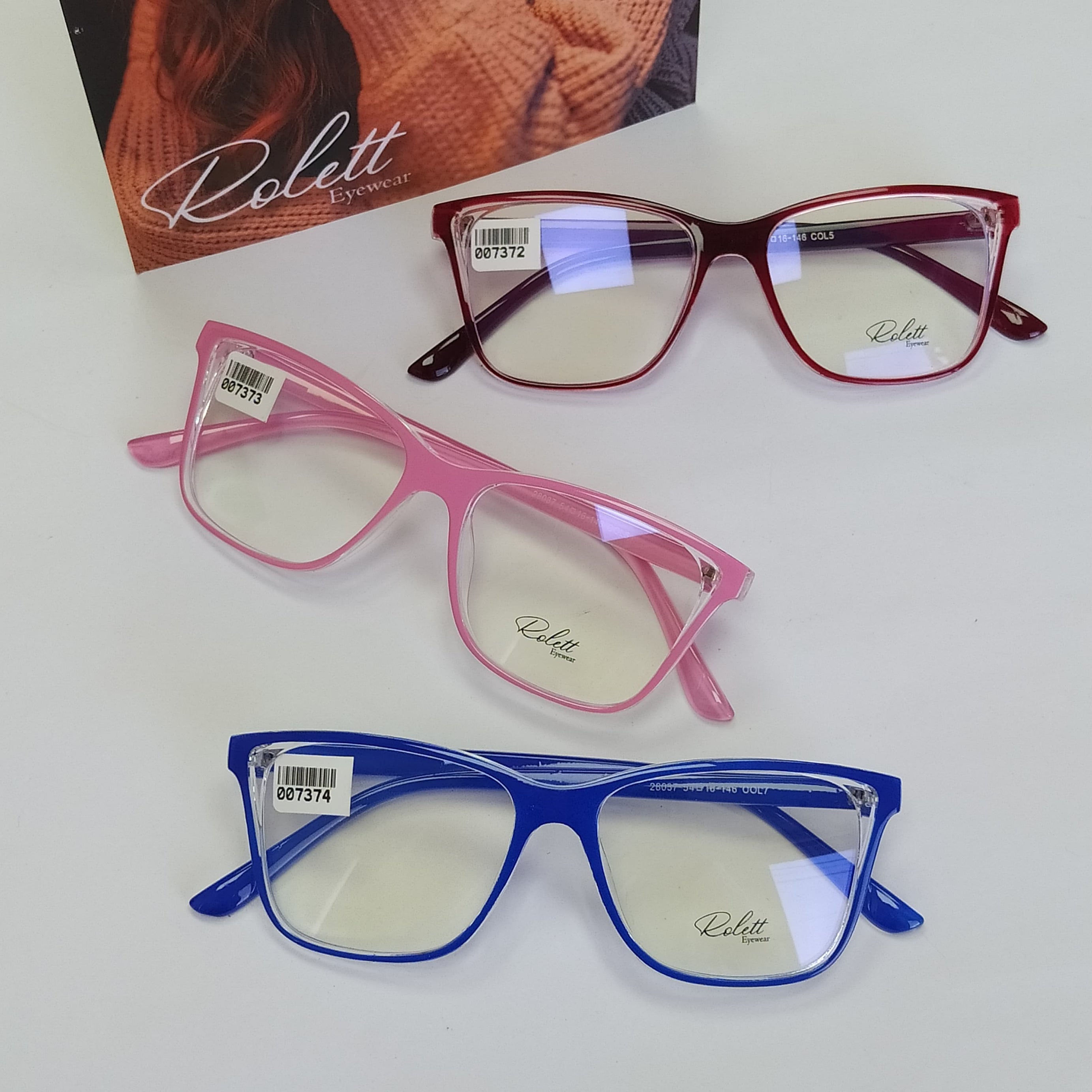 Lentes ópticos Celuloide modernos,varillas flexibles,comodos