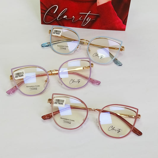 Lentes ópticos METÁLICOS modernos,varillas flexibles,comodos