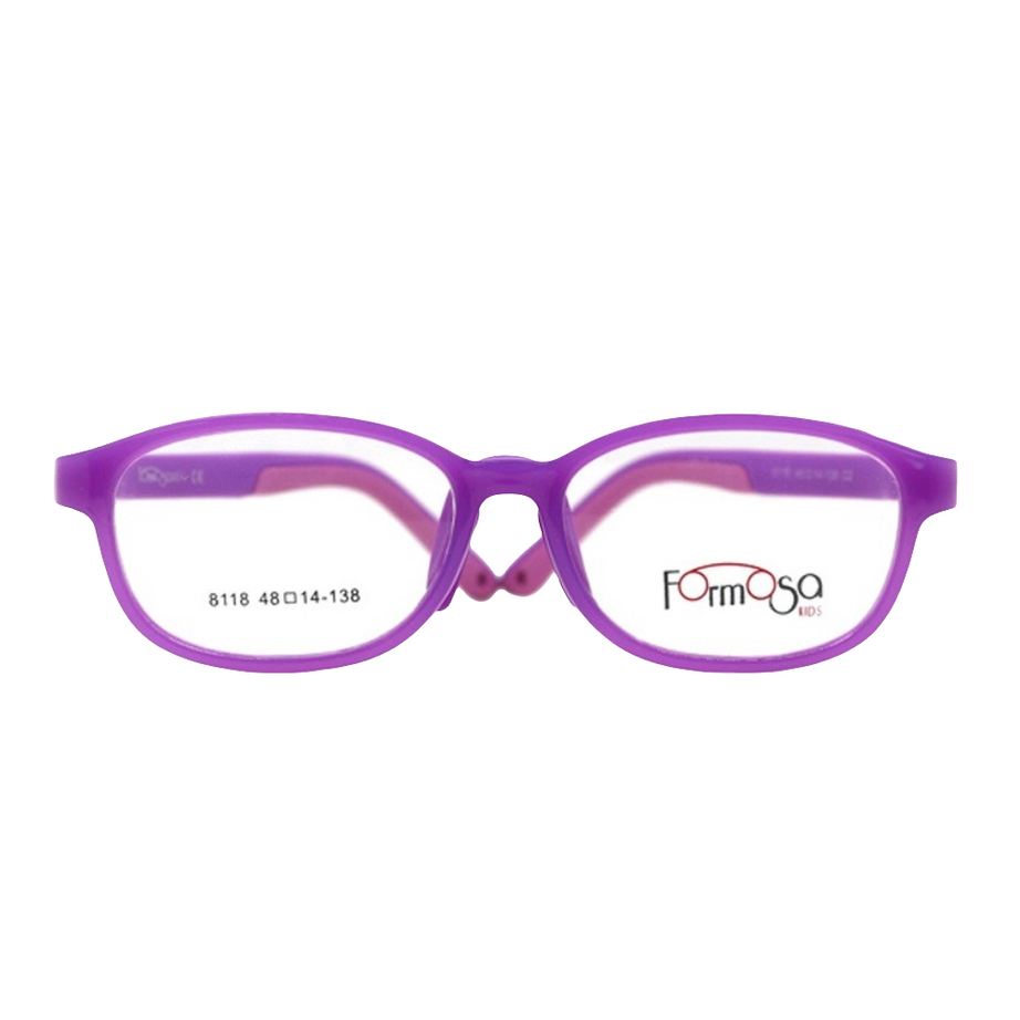 Armazón completamente flexible especial para niños irrompibles a las caídas y golpes fuertes.  Además trae plaquetas de silicona mucho más cómodo.