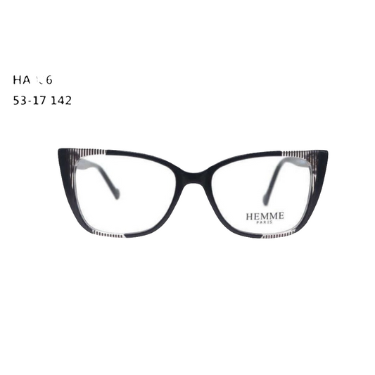 LENTES ÓPTICOS PARA MUJER MATERIAL DE ACETATO VARILLAS FLEXIBLES cod HA 006 (53-17-142)